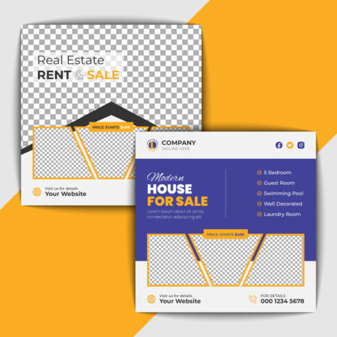 Real Estate Social Media Banner cover image.