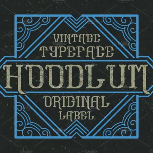 Hoodlum label font cover image.