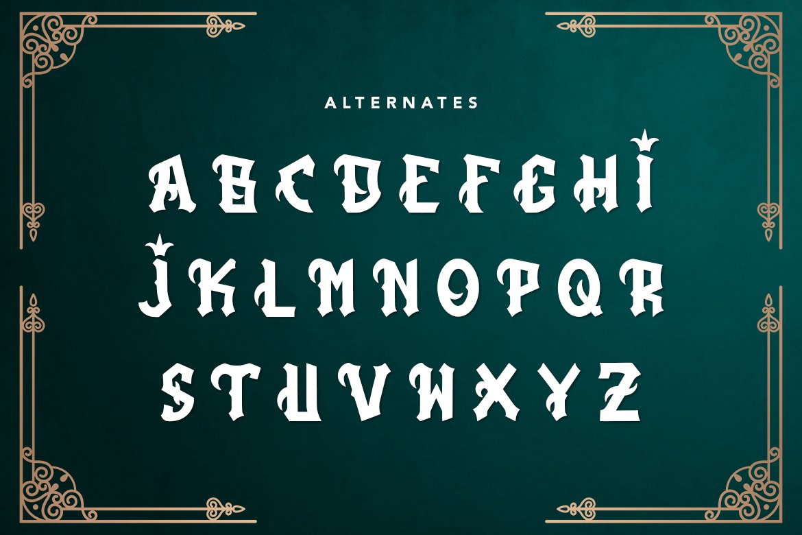 PremiumImperial - Blackletter Font preview image.