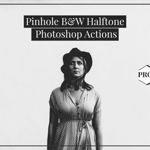 Pinhole Halftone Photoshop Actionscover image.