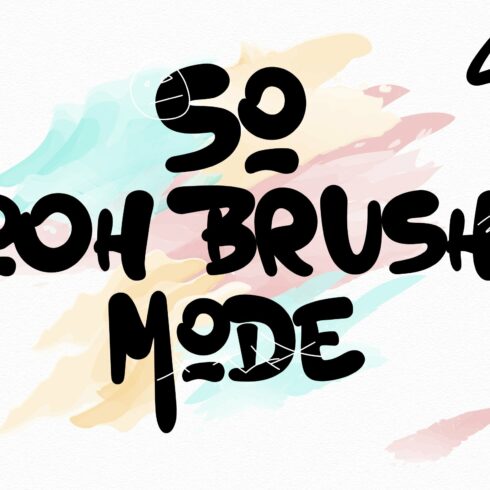 ZT OOH | Brush Typeface cover image.