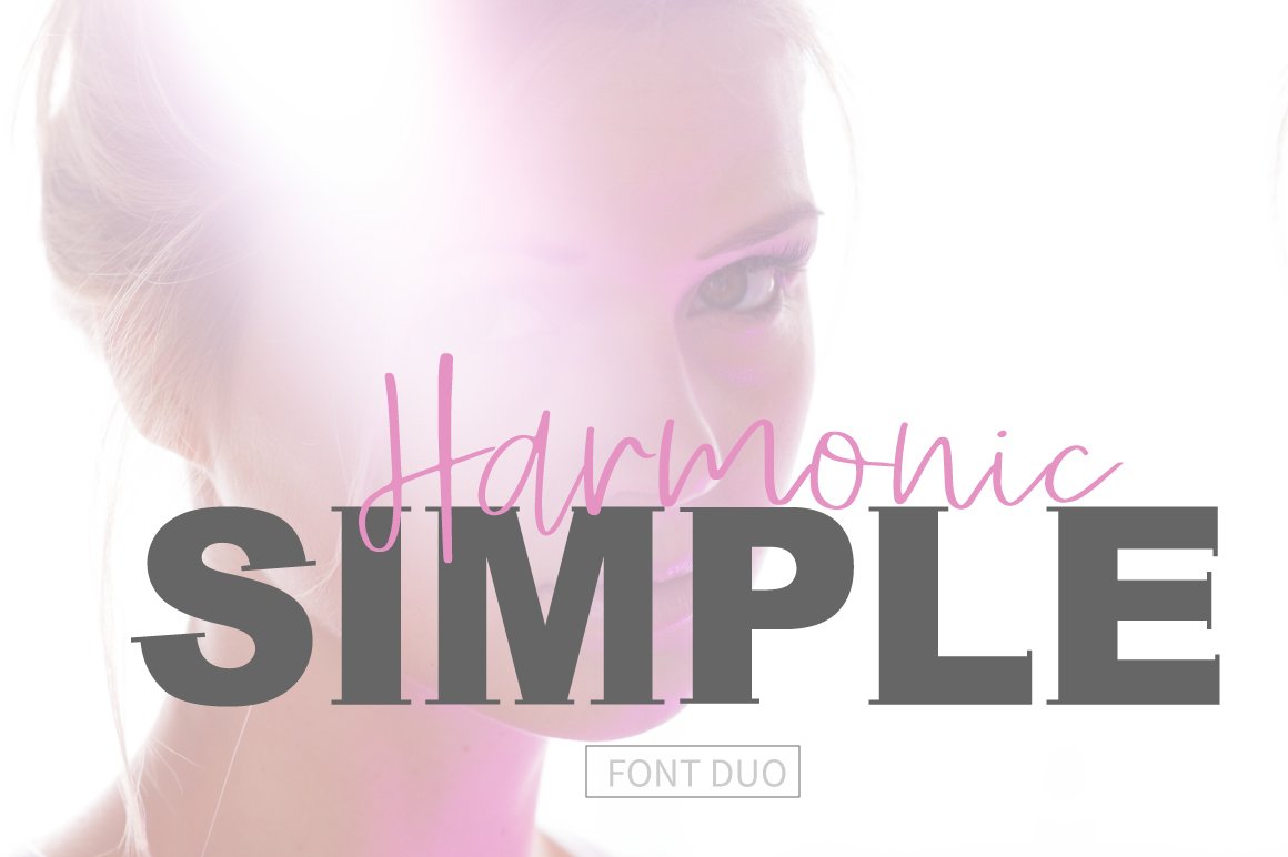 SIMPLE Harmonic Font Duo cover image.