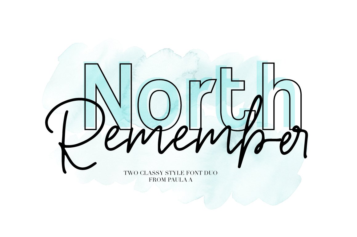 North Remember Font Duo cover image.