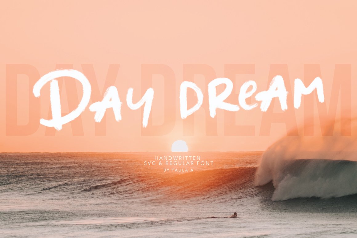 Day dream | Handwritten SVG Font cover image.