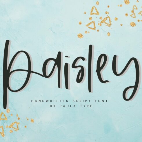 Paisley | Handwritten Font cover image.