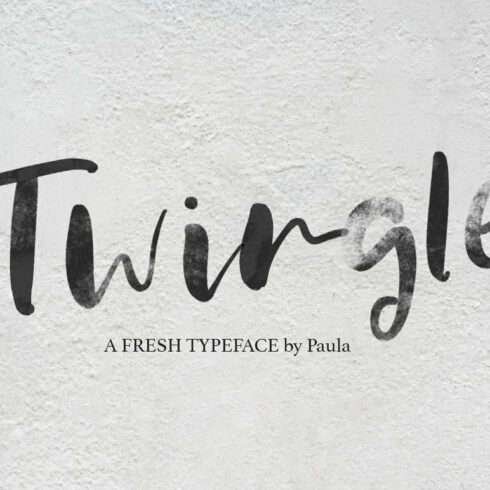 Twingle | Scrip + SVG Font cover image.