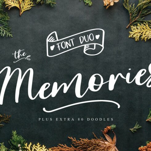 The Memorie Font DUO & Doodle cover image.