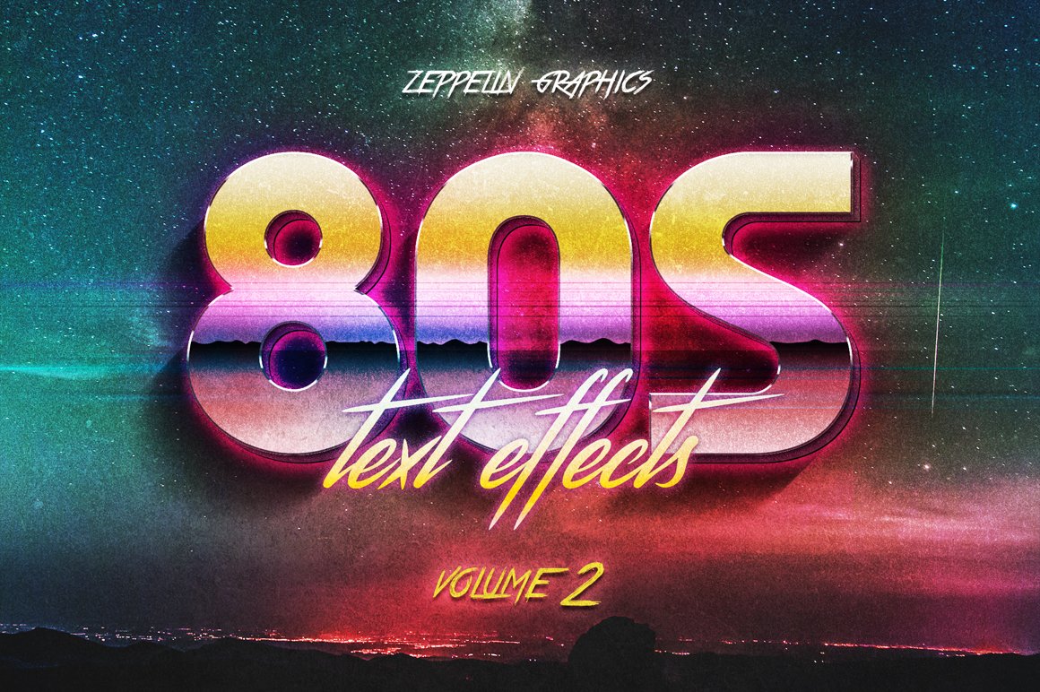 80s Text Effects Vol.2cover image.