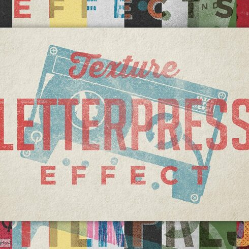 Vintage Letterpress Texture Effectscover image.