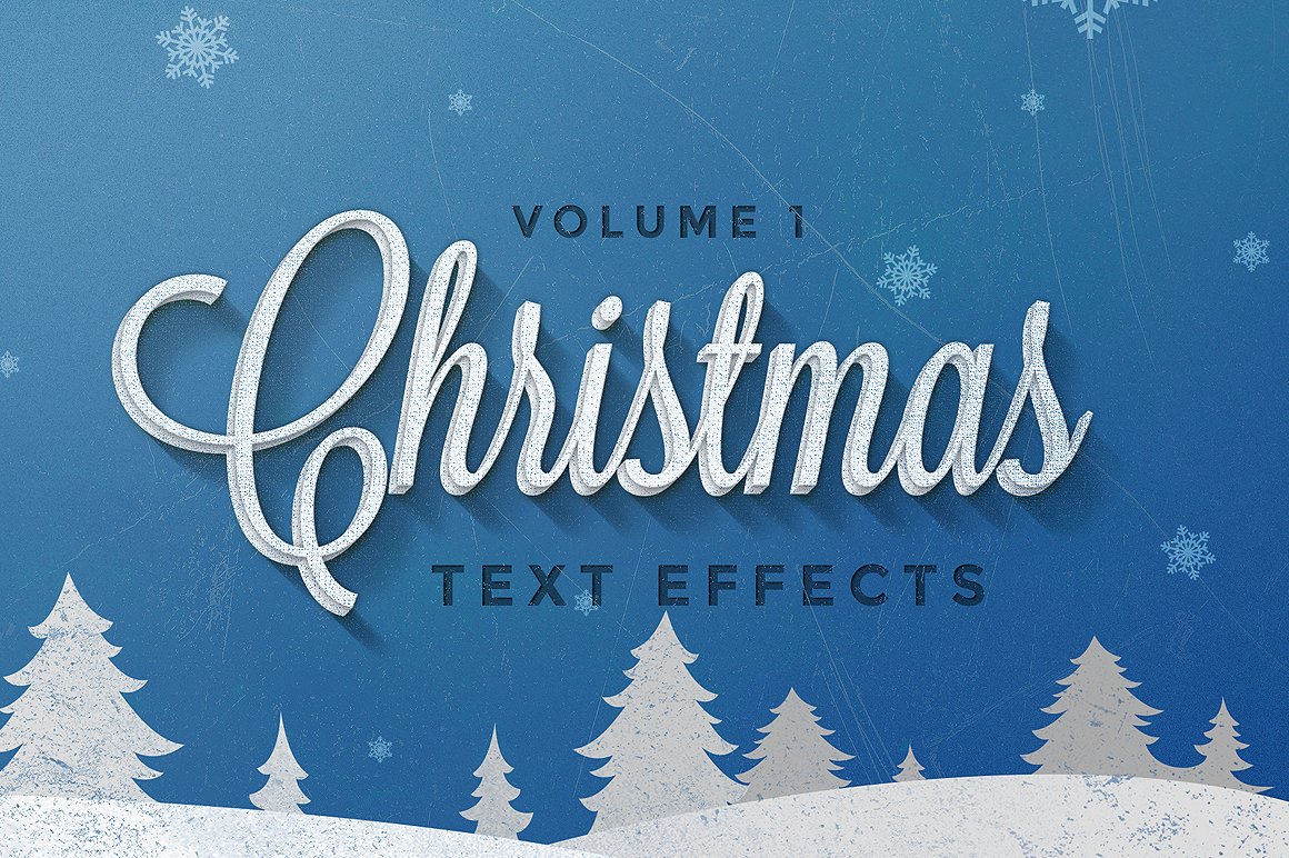 Christmas Text Effects Vol.1cover image.