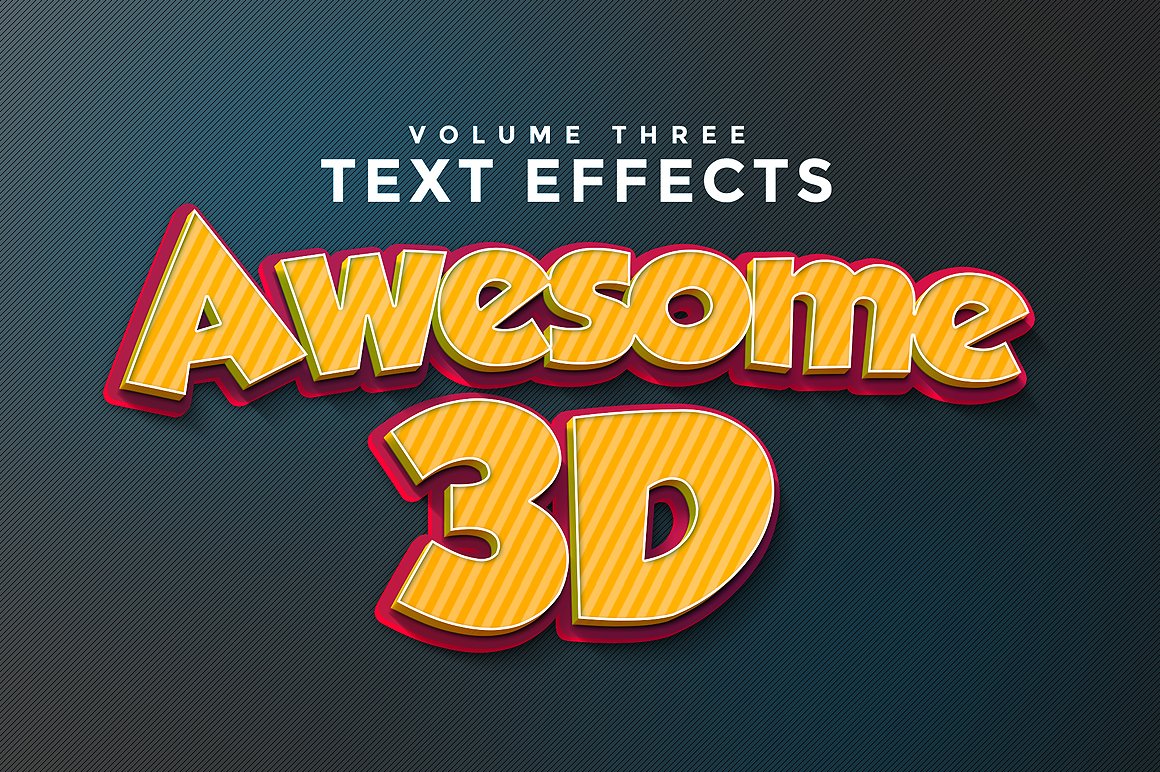 3D Text Effects Vol.3cover image.