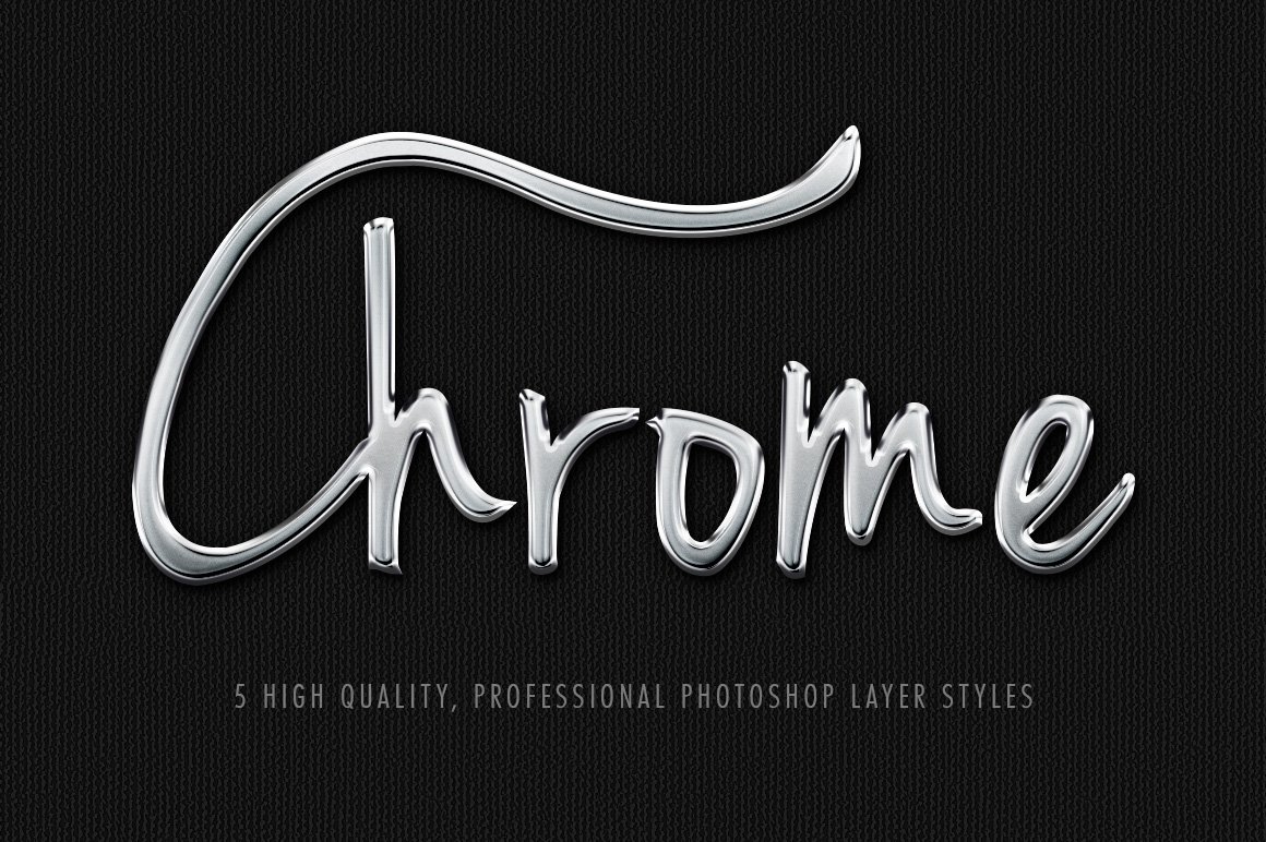 5 Realistic Pro Chrome Layer Stylescover image.