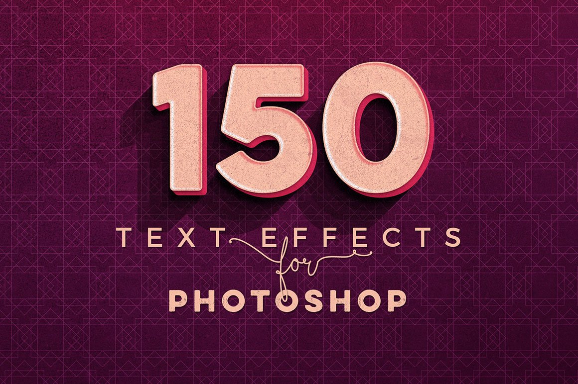 150 3D Text Effects for Photoshoppreview image.