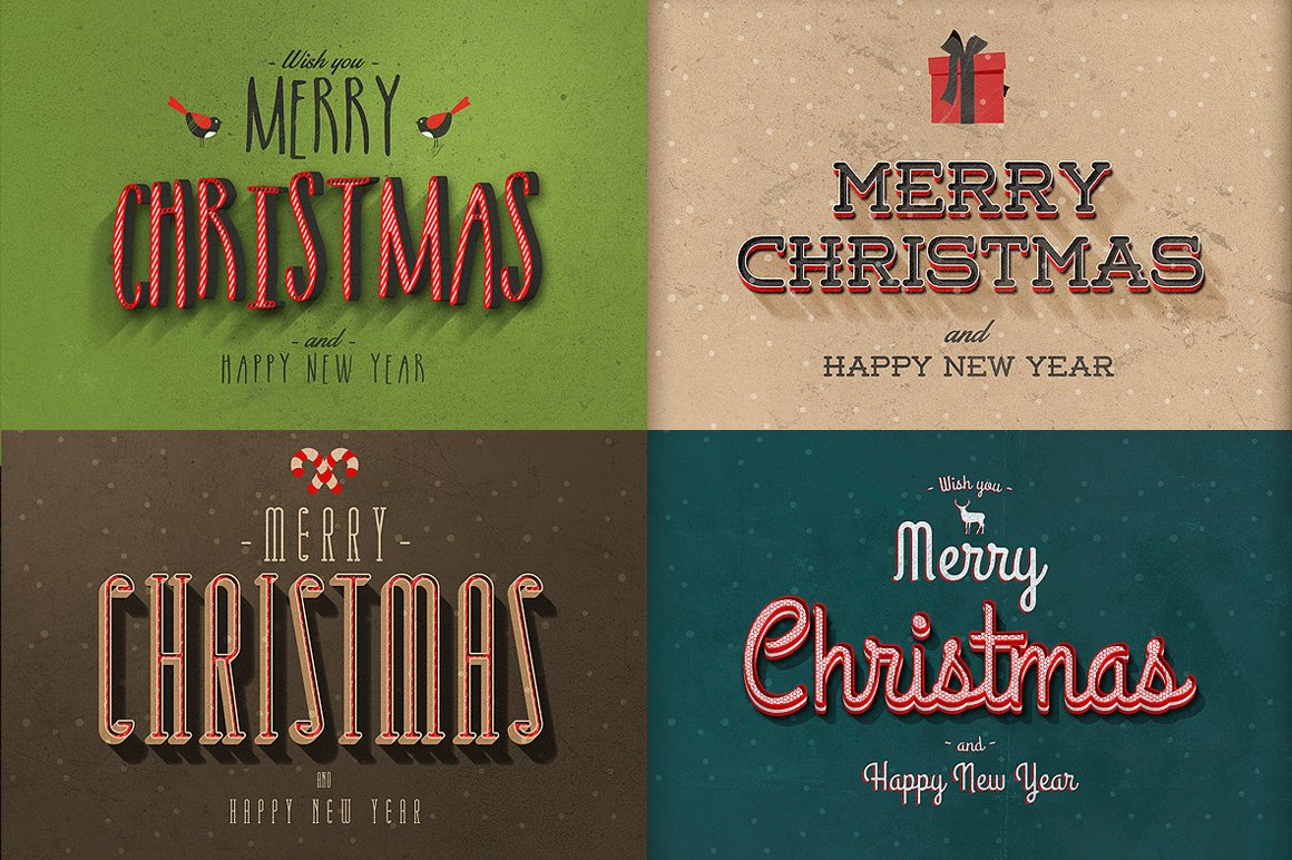Christmas Text Effects Vol.2preview image.