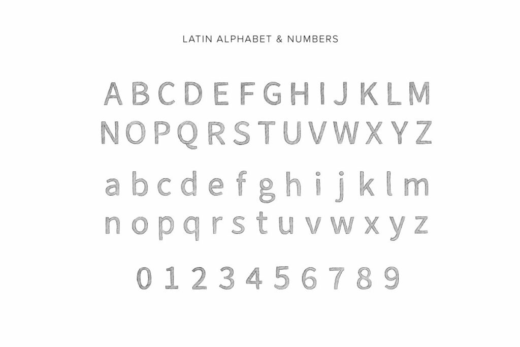Dashed Handwritten Alphabet – MasterBundles