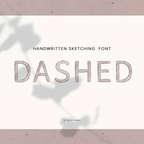 Dashed Handwritten Alphabet cover image.