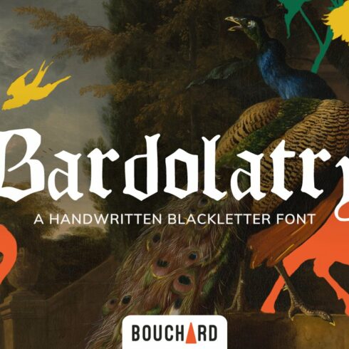 Bardolatry Handwritten Blackletter cover image.