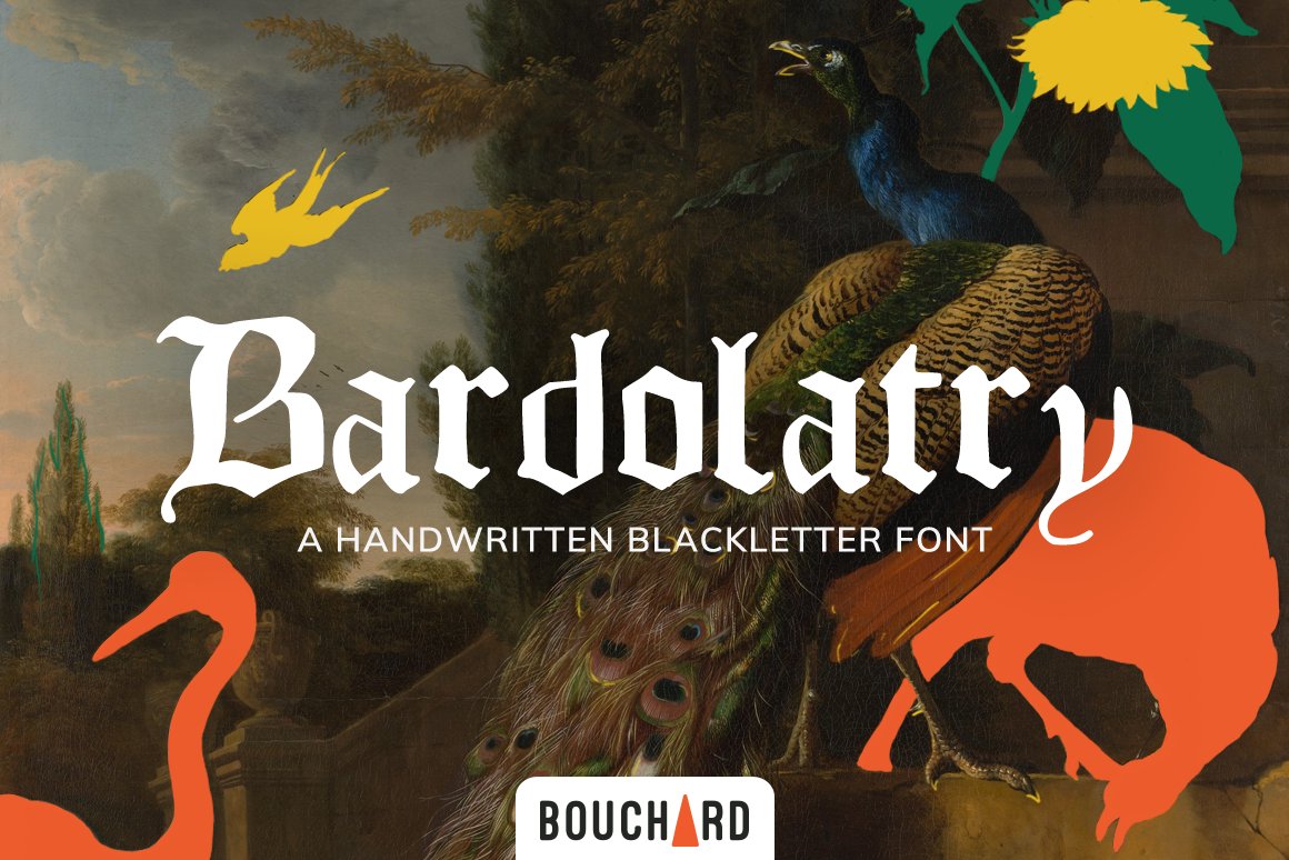 Bardolatry Handwritten Blackletter cover image.