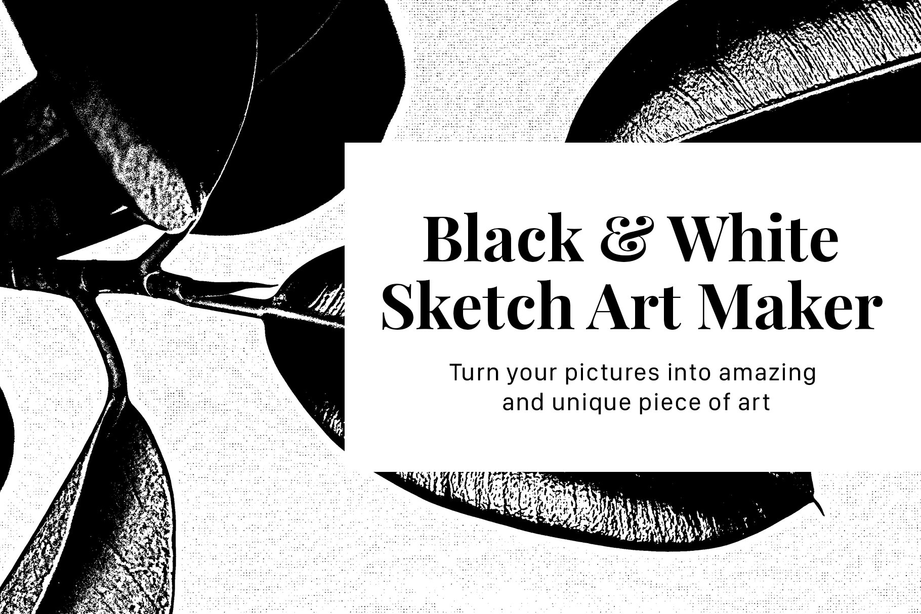 Black & White Sketch Art Makercover image.