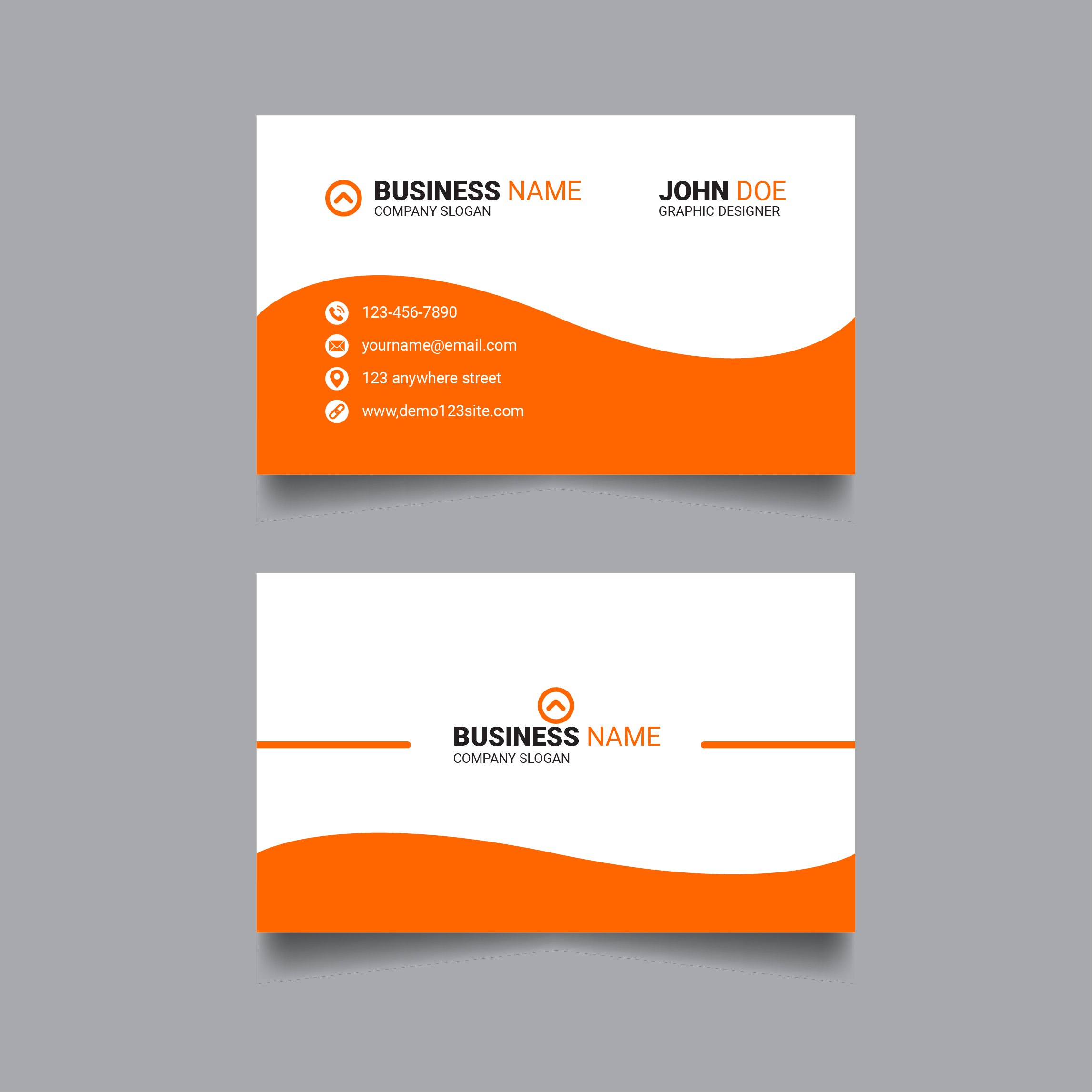 Business card design cover image.