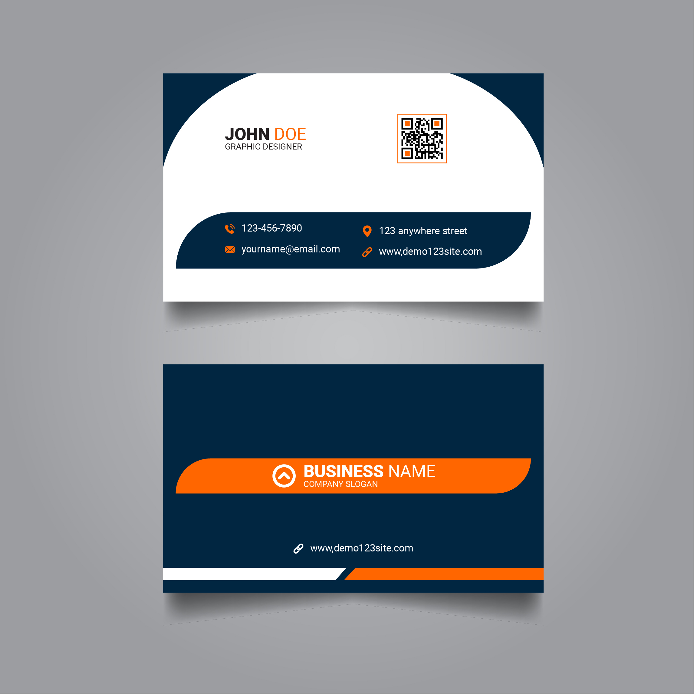 Business card design cover image.