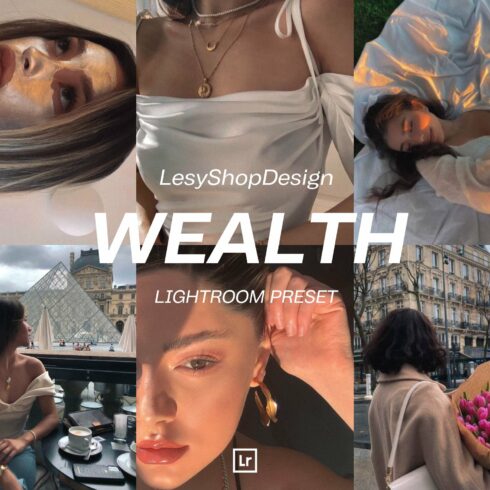 Wealth Lightroom Mobile Presetcover image.