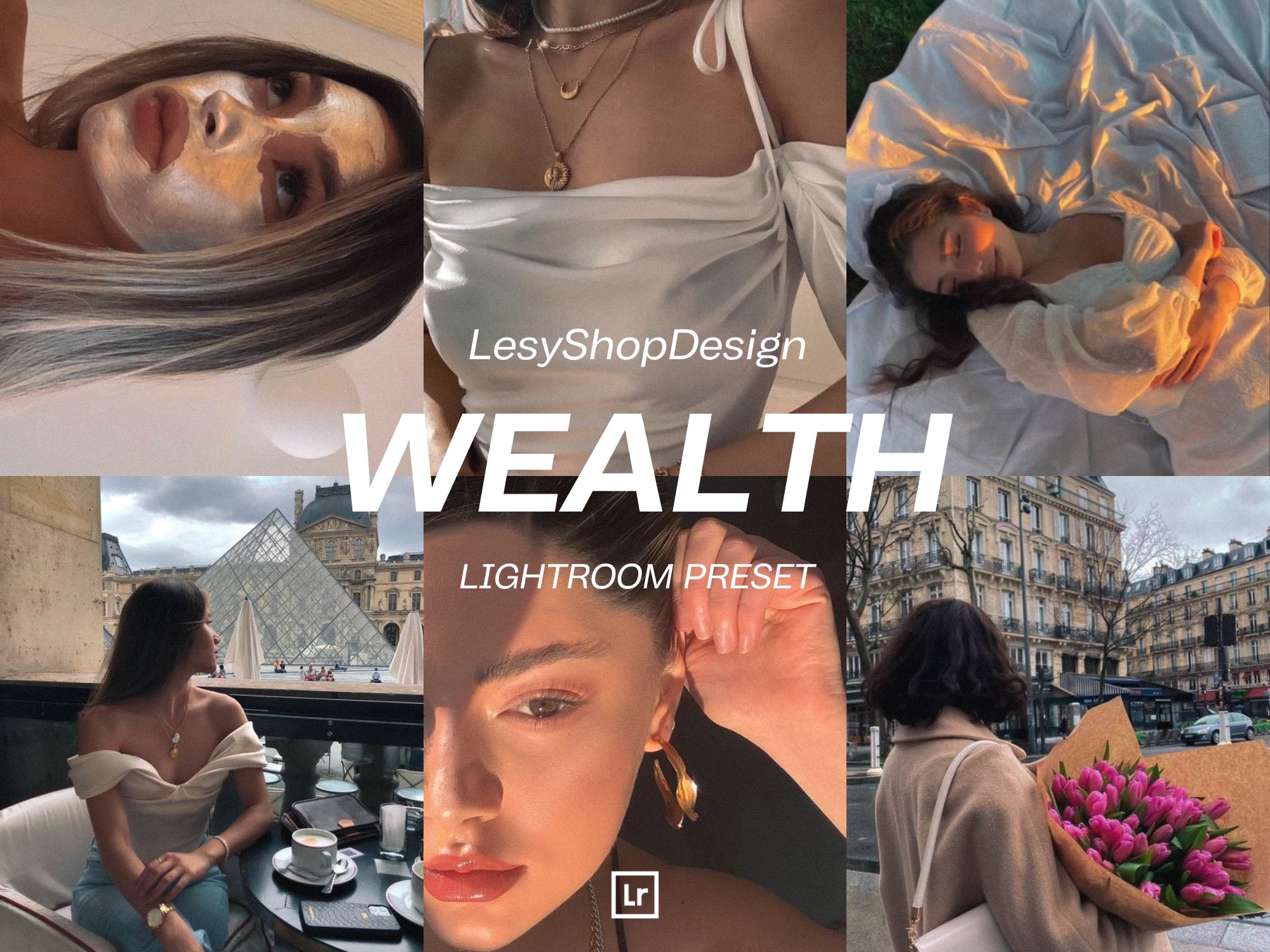 Wealth Lightroom Mobile Presetcover image.