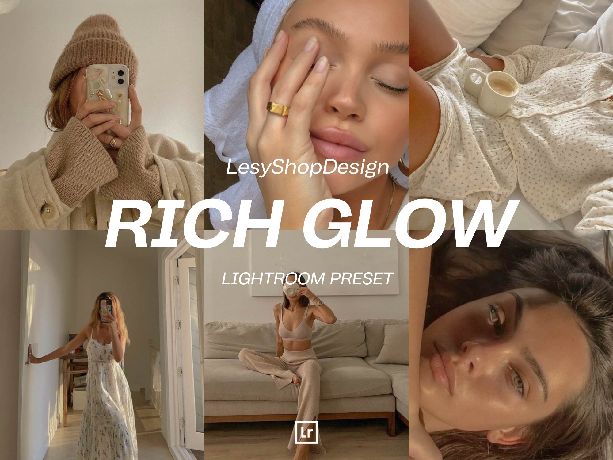 Rich Glow Lightroom Mobile Presetcover image.