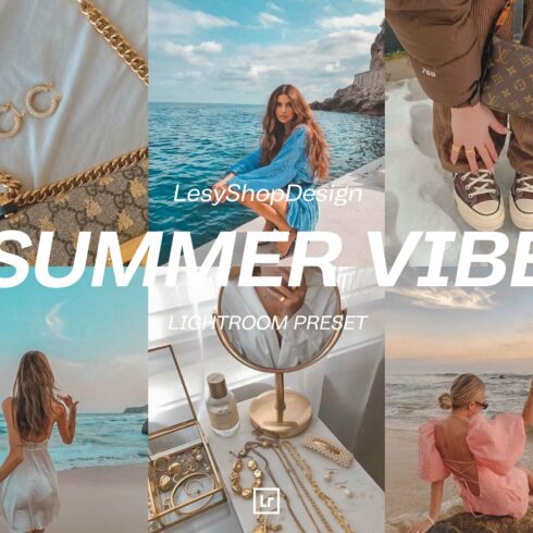 Summer Vibe Lightroom Mobile Presetcover image.