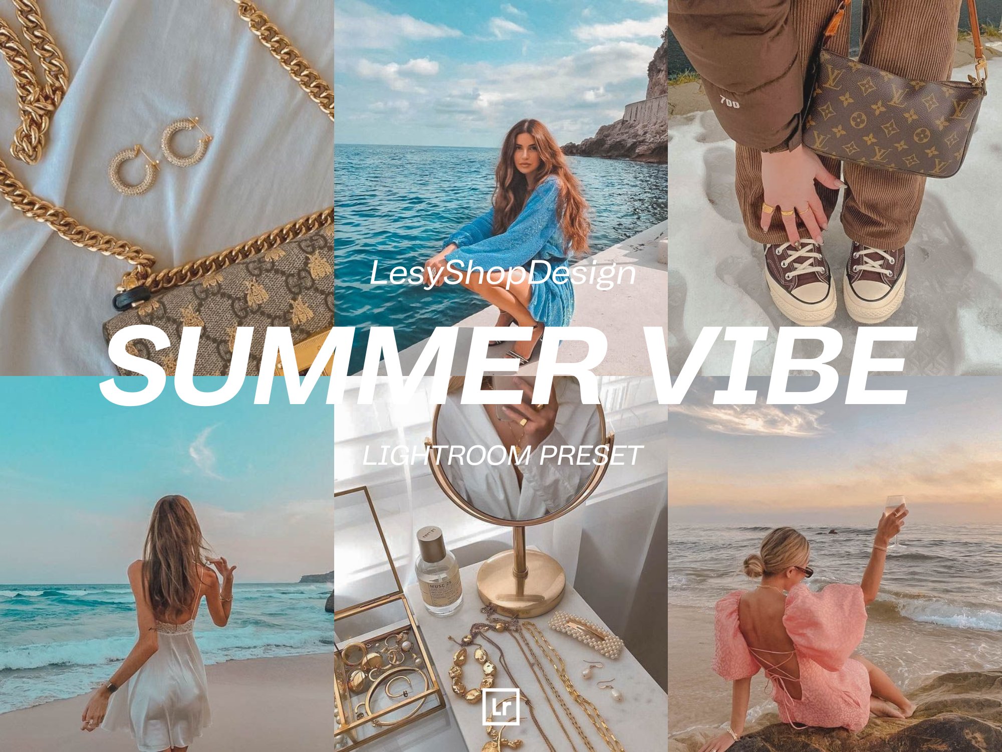 Summer Vibe Lightroom Mobile Presetcover image.