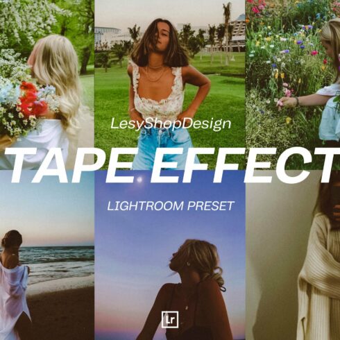 Tape Effect Lightroom Mobile Presetcover image.