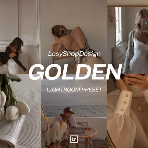Golden Lightroom Mobile Presetcover image.