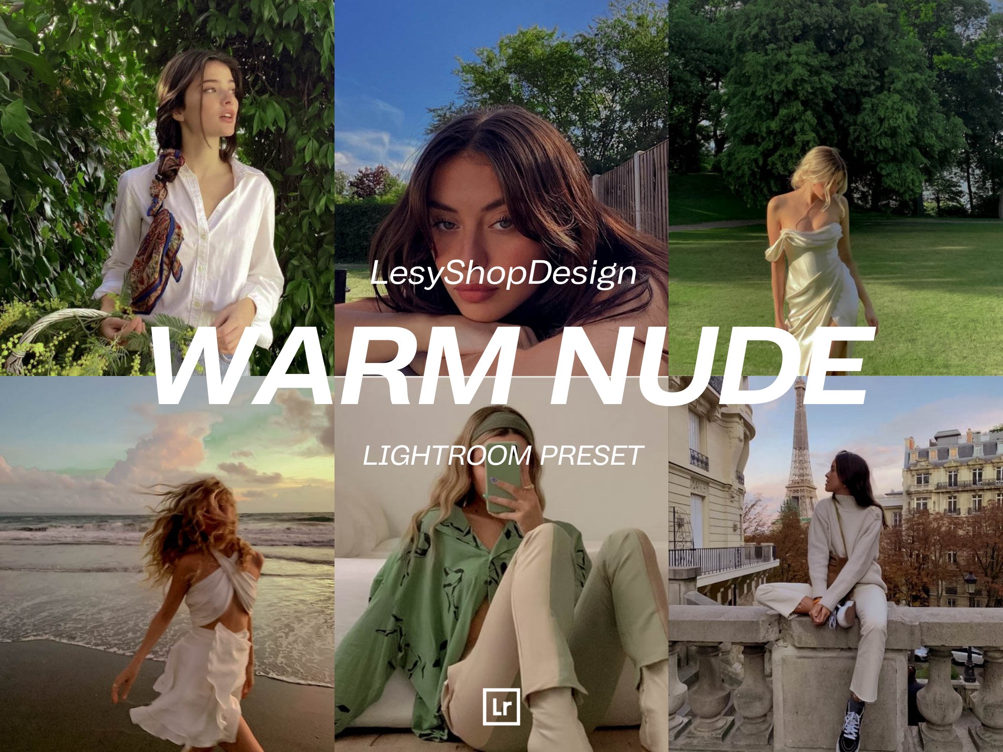 Warm Nude Lightroom Mobile Presetcover image.