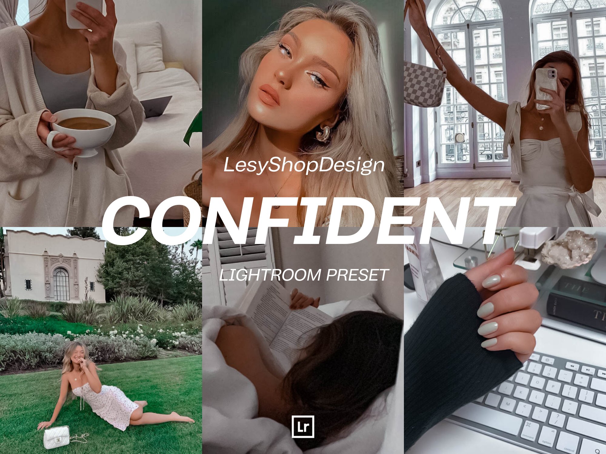 Confident Lightroom Mobile Presetcover image.