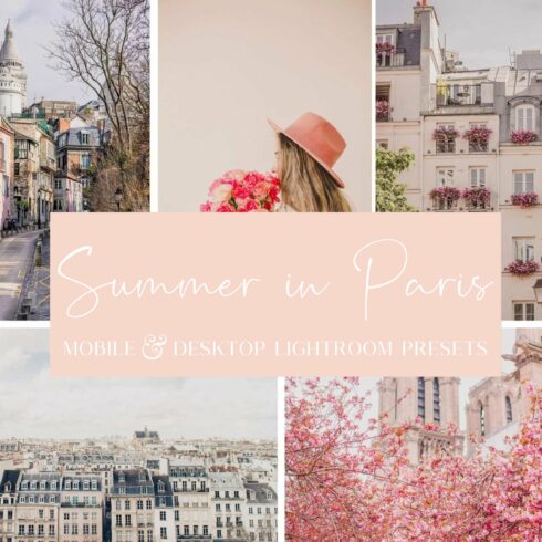 5 PARIS SUMMER LIGHTROOM PRESETcover image.