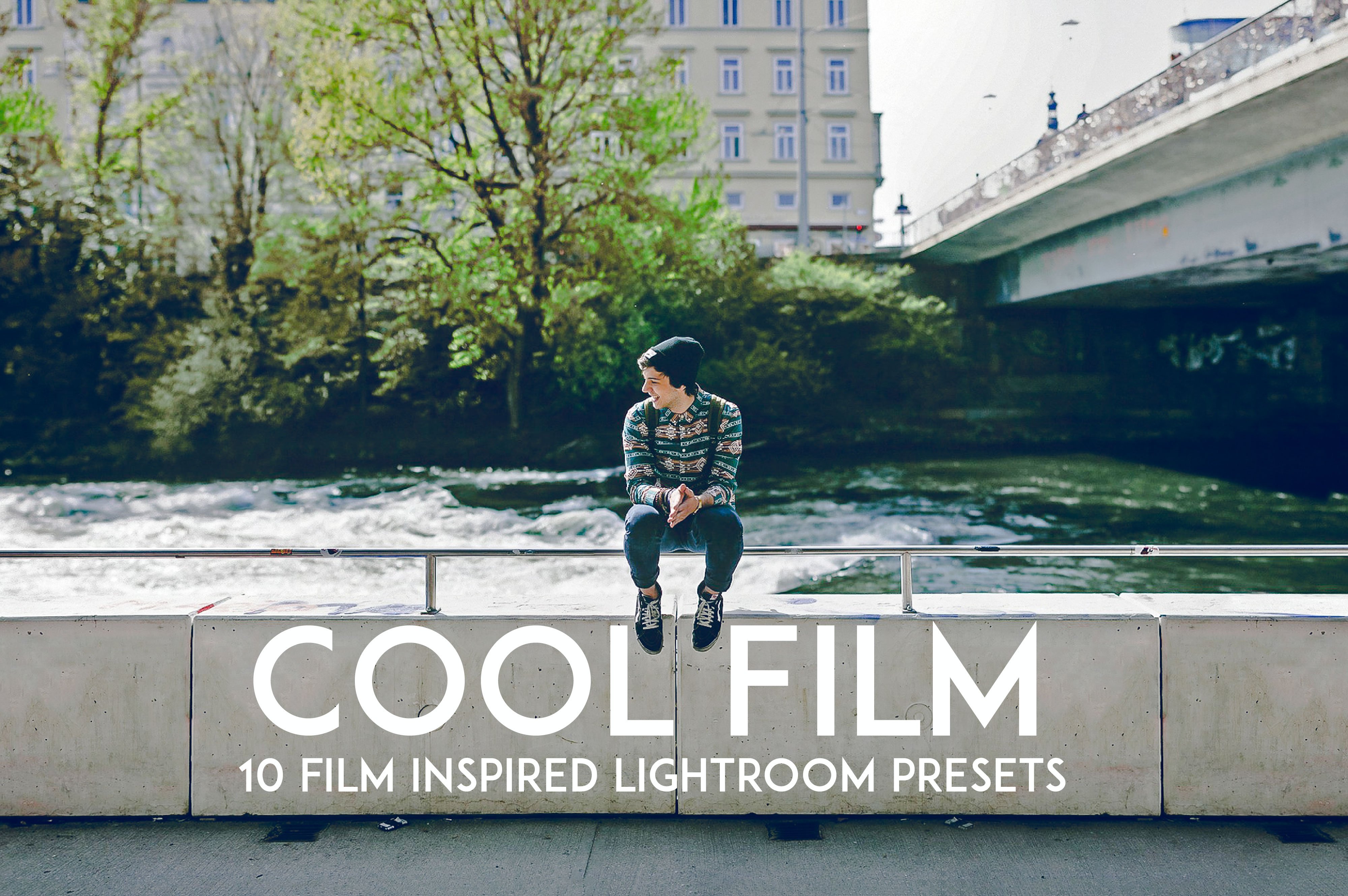 Cool Film Lightroom Preset Packcover image.