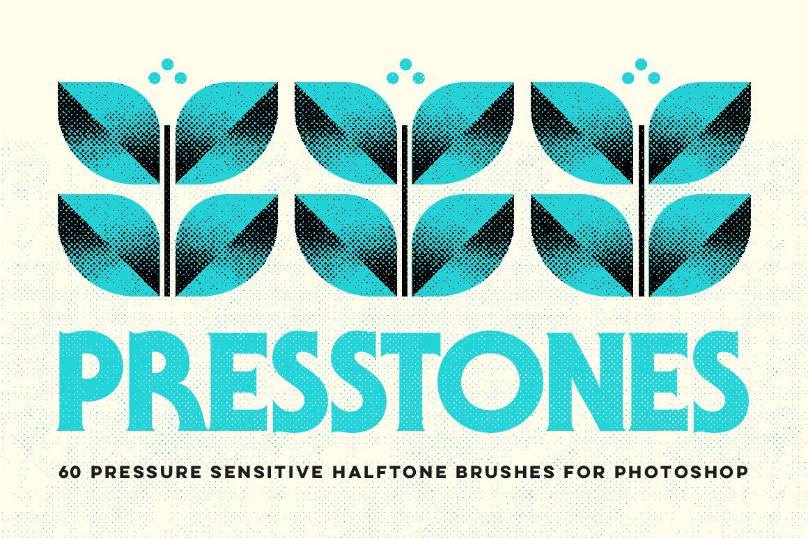 Halftone Texture Brushescover image.