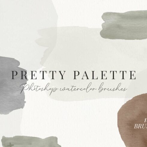 Pretty Palette PS Watercolor Brushescover image.