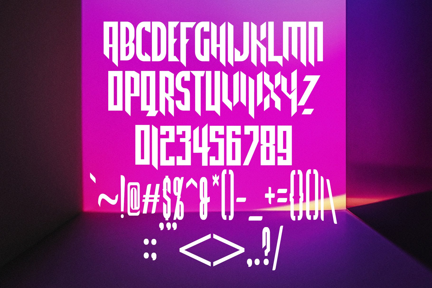 Tanux - Gaming Font preview image.