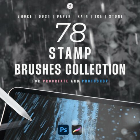 Procreate Stamp Brushes Collectioncover image.