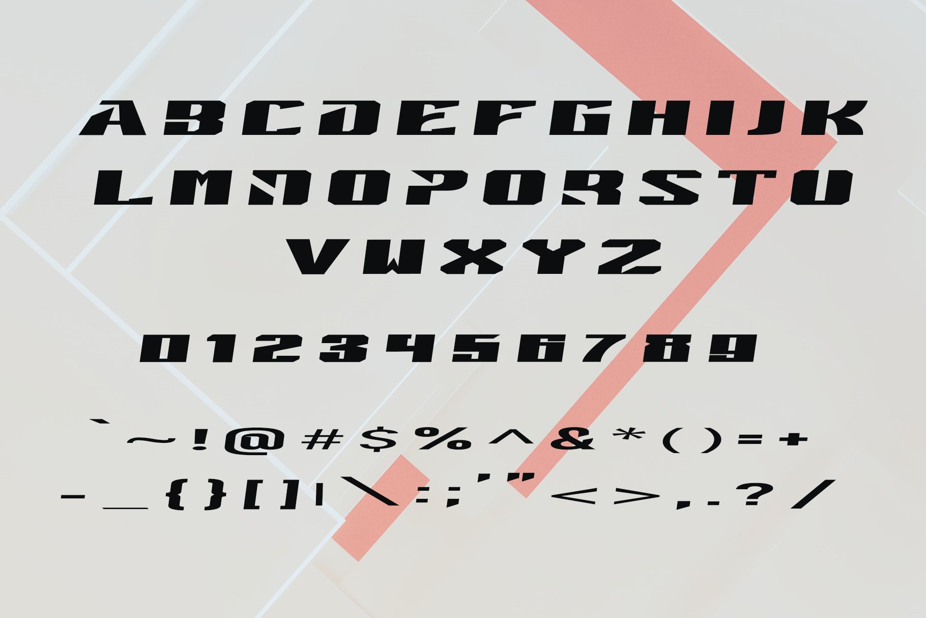 Avderon - Aggressive Font preview image.