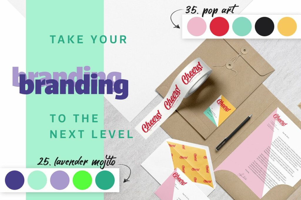 50 Color Palettes for Branding – MasterBundles