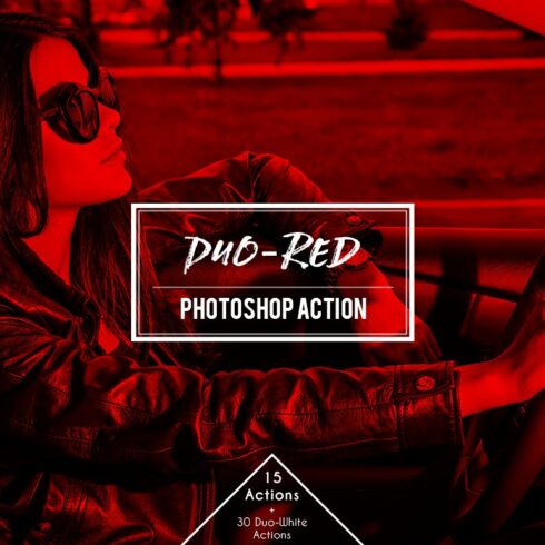 Duo-Red  Duotone Photoshop Actioncover image.