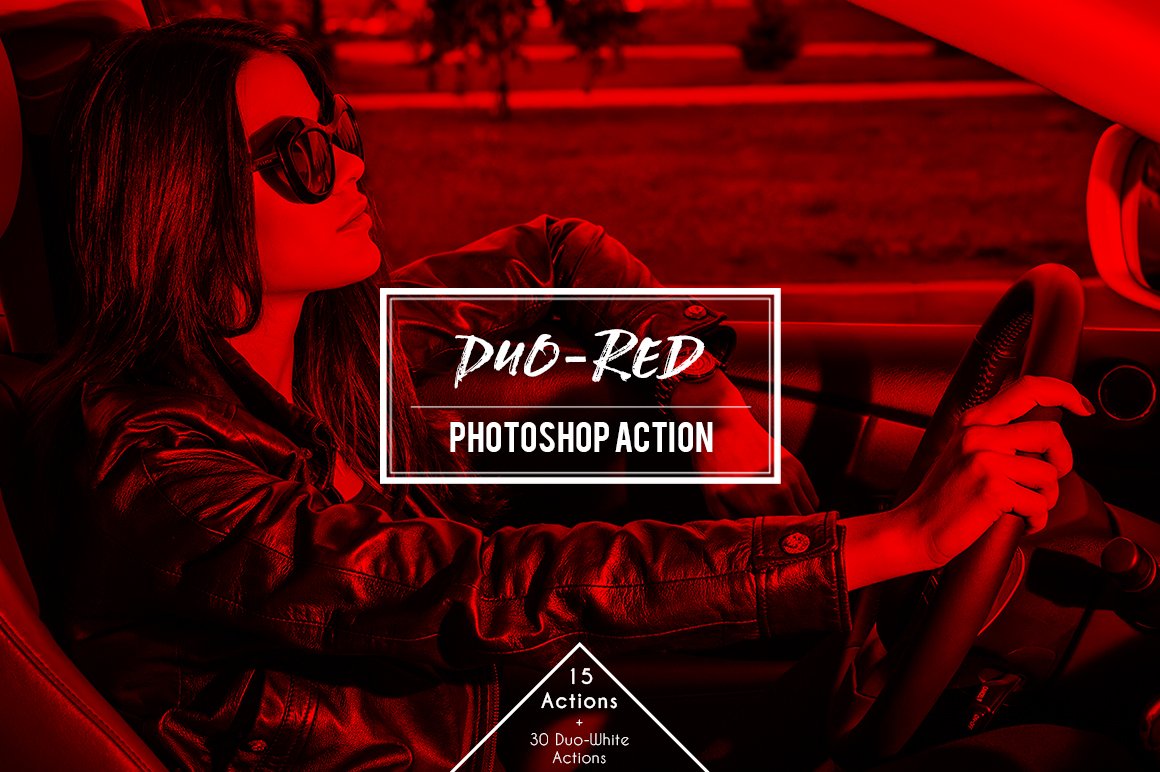 Duo-Red  Duotone Photoshop Actioncover image.