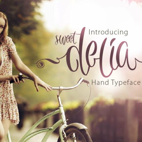 Sweet Delia Hand Typeface cover image.
