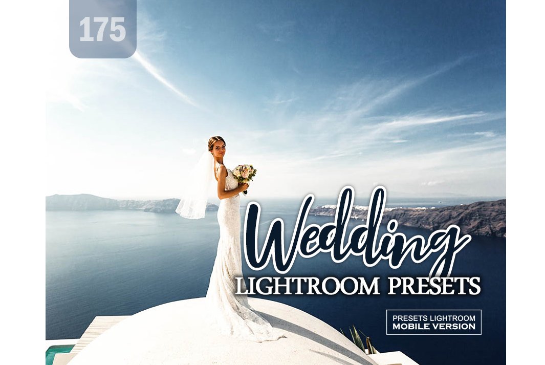 Wedding Lightroom Mobile Presetscover image.