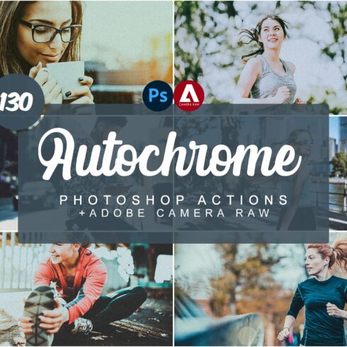 Autochrome Photoshop Actionscover image.