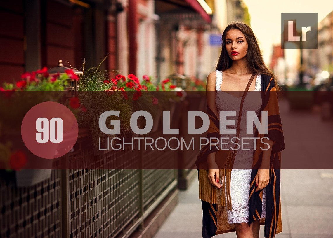 Golden Lightroom Presets bundlecover image.