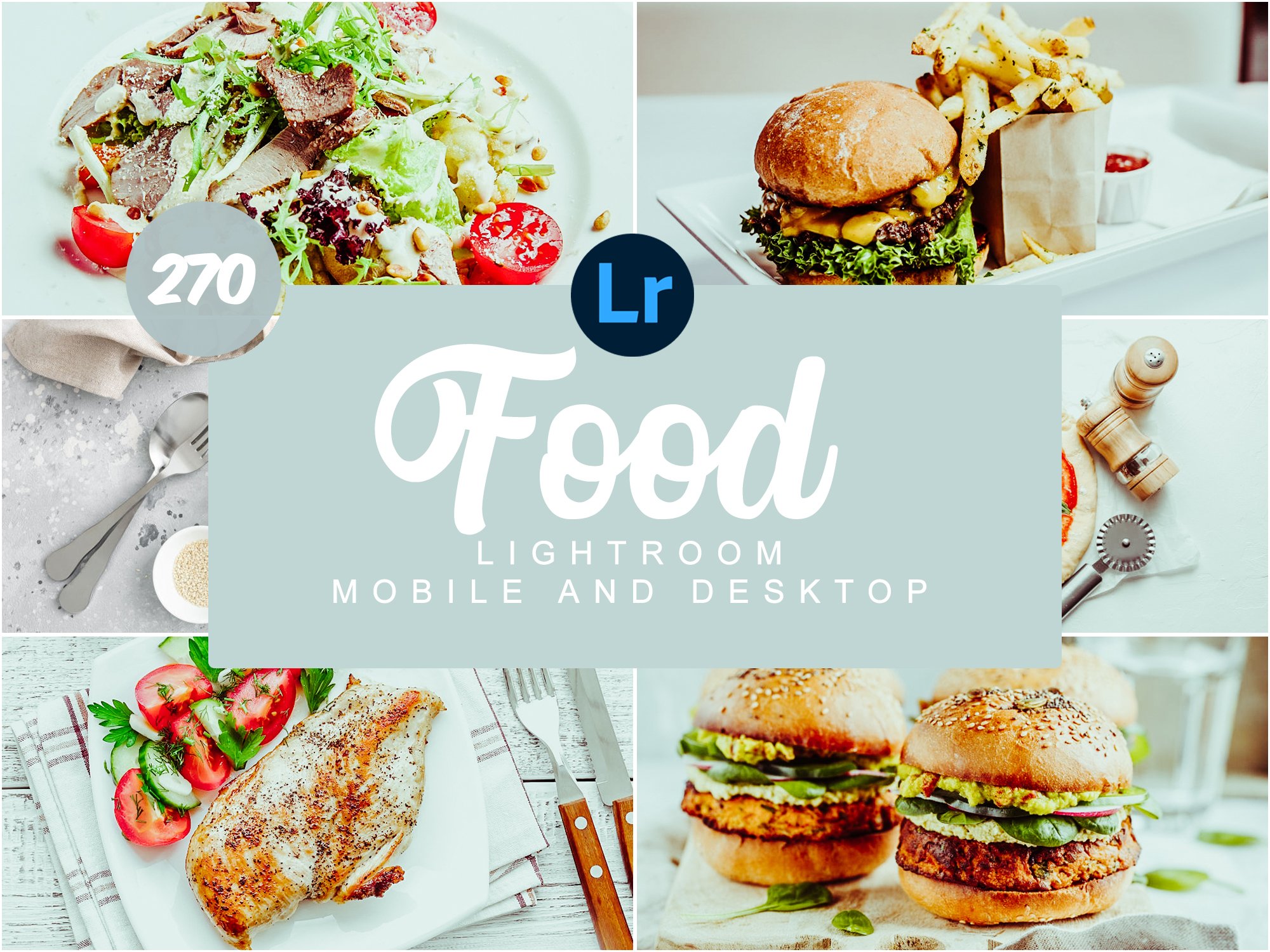 Food Mobile and Desktop PRESETScover image.