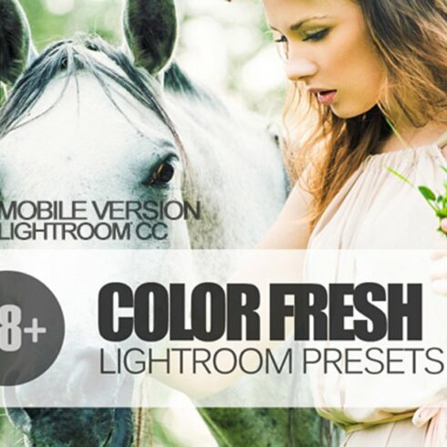 Color Fresh Lightroom Mobile Presetscover image.